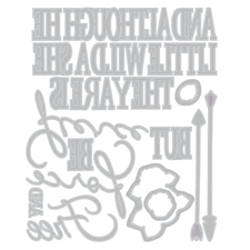 Sizzix Thinlits Die & Stamp Set By 49 & Market - Forces of Nature